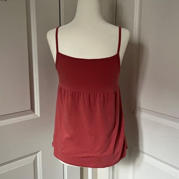 Vintage Y2K Cute Pink Babydoll Tank with Lace Trim Neckline from Uniqlo - Picture 4 of 7